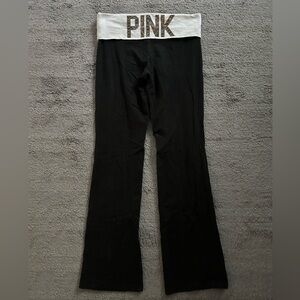 PINK Y2K fold over leggings